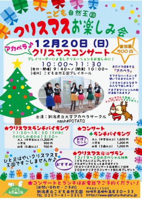 こども自然王国クリスマスお楽しみ会