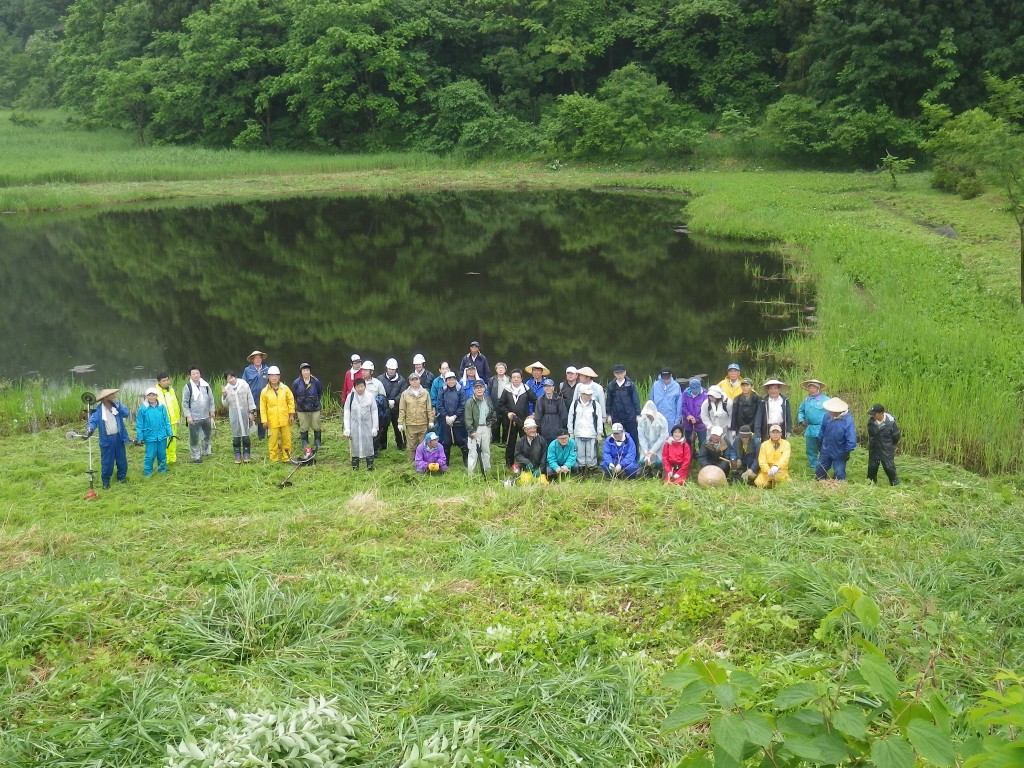 鵜川地区での希少保護活動